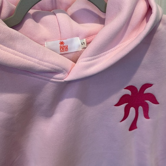 Pink Palm Puff Sweatshirt - Picture 2 of 3